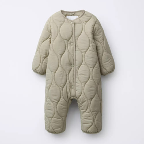 LONG PADDED JUMPSUIT - Light green | ZARA United States