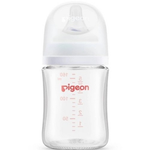 Pigeon Nurture & Nest Wide-Neck Anti-Colic Glass Baby Bottle with Nipple - 5 fl oz