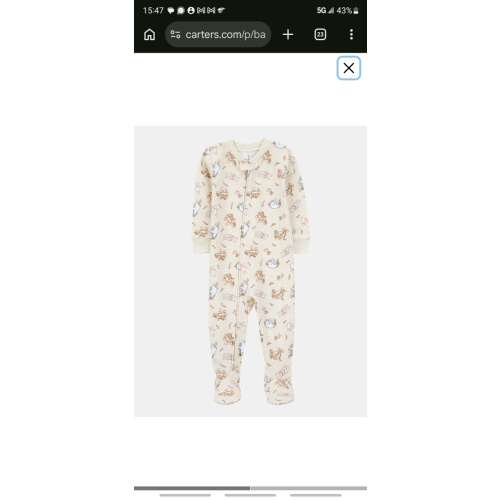 Baby Winnie The Pooh Snug Fit Cotton Footie 1-Piece Pajamas | Carter's