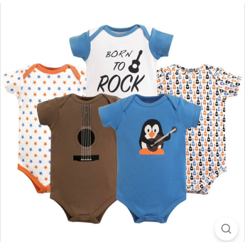 Luvable Friends Cotton Bodysuits, Rock
