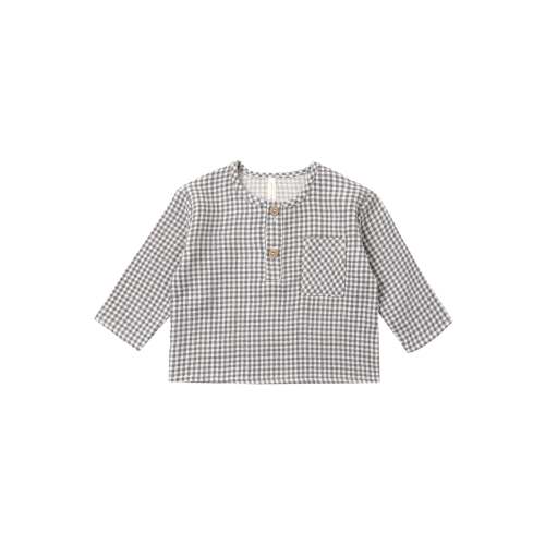 Quincy Mae - Rory Shirt - Midnight Gingham