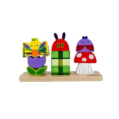 Kids Preferred The World of Eric Carle Very Hungry Caterpillar Wooden Character Stacker