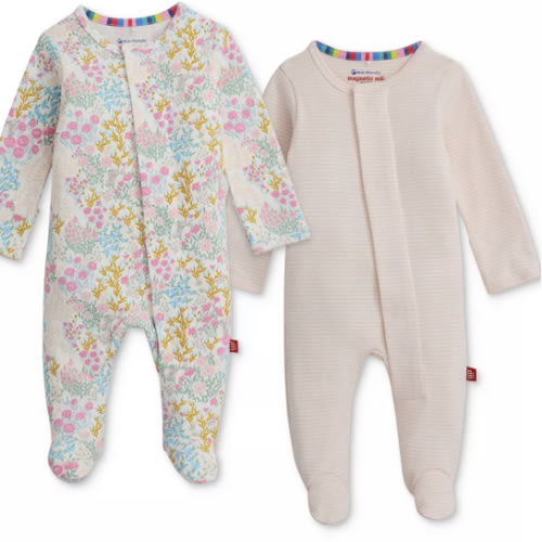 Magnetic 2-Pack Footie – 3-6m