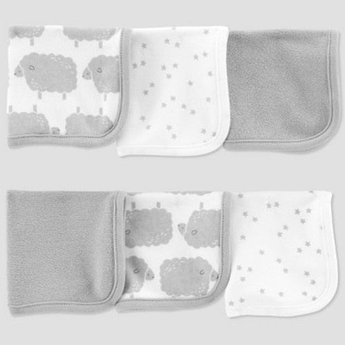 Baby Sheep Washcloth Set - Just One You® made by carter's White/Gray