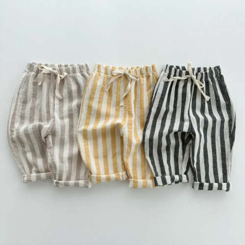Stripe Relaxed Cotton Pants – Peachy Bloomers