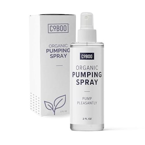 Pumping Spray 2 Fl Oz | Organic Skin Lubricant for Breast Pumping | Pump Flange Spray for Breast Shields | Vegan & Lanolin Free, Made in USA | Helps Sore Nipples & Clogged Milk Ducts