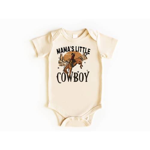 Mama's Little Cowboy Baby Bodysuit, Baby Bodysuit, Baby Boy Outfit, Baby Shower Gift, Cowboy Baby Shower, Baby Boy Gifts, Baby Boy Clothes