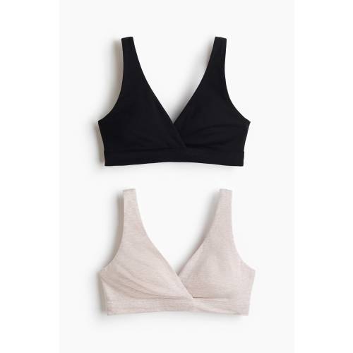 MAMA 2-PACK COTTON NURSING BRAS