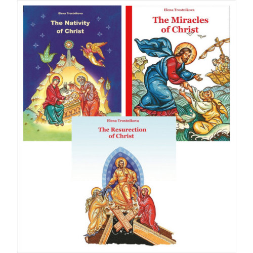 Scriptures and Feasts for Children 3-Book Set (Nativity, Resurrection, and Miracles)