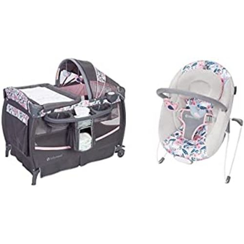 Baby Trend Deluxe II Nursery Center, Bluebell + Baby Trend EZ Bouncer