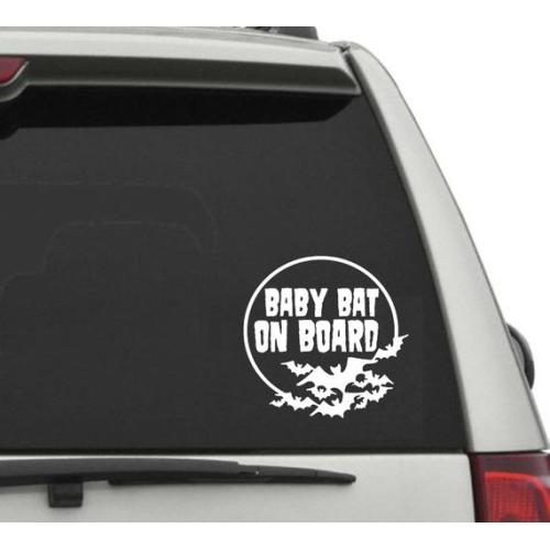 Baby Bat on Board Vinyl Sticker - Etsy