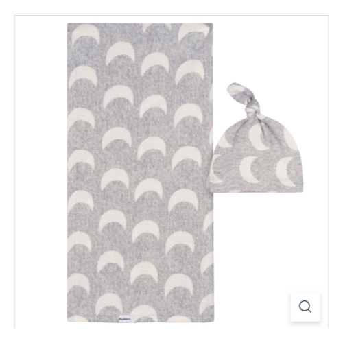 2-Piece Baby Neutral Moons Swaddle and Cap Set – Gerber Childrenswear