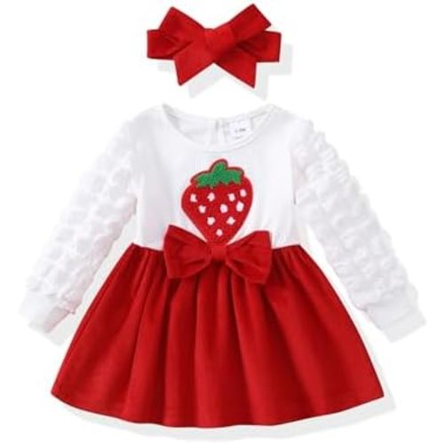 Baby Girl Dress Infant Clothes Newborn Fall Winter Outfits Plaid Dresses Cute Birthday Gifts Holiday Princess Dress for Girls