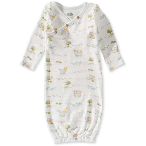 Mud Pie Baby Long Sleeve Noah's Ark Take Me Home Night Gown
