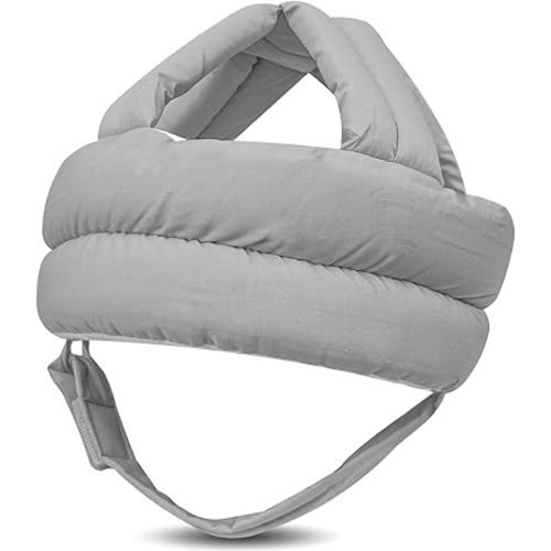 Baby Head Protector Baby Helmet for Crawling Walking, No Bumps Safety Head Adjustable Protective Cap for Walking, Playing (Gray)