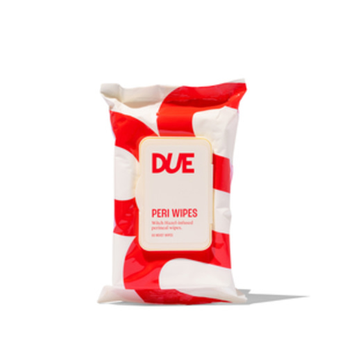 DUE Peri Wipes With Hazel-Infused Perineal 60 Wipes