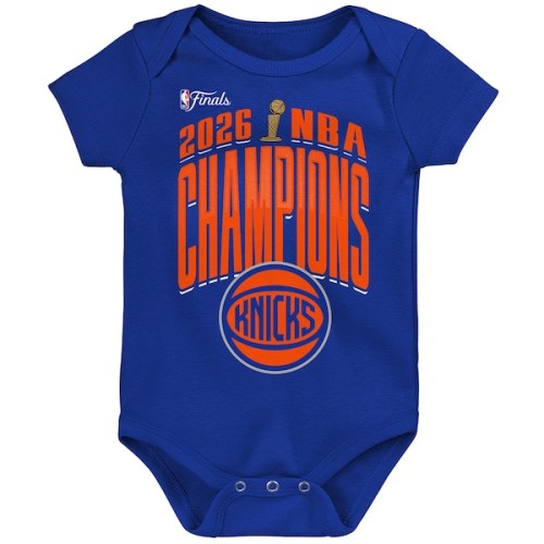 New York Knicks Outerstuff Infant 2026 NBA Finals Champions Bodysuit - Blue