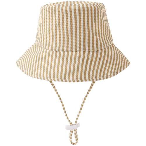 Quincy Mae Bucket Hat - Honey Stripe Small