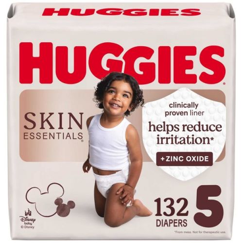 Huggies Skin Essentials Luxury Diapers - Size 5 - 132ct