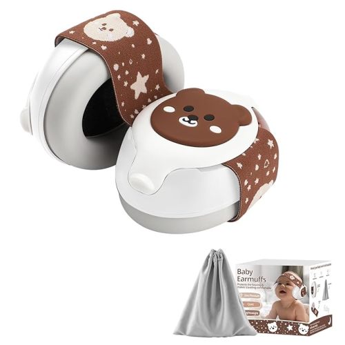 Baby Ear Muffs,25dB Infant Noise Cancelling Headphones for Babies 0-36 Months with Adjustable Headband Infant Ear Protection,Ideal Baby Travel Essentials for Outdoor,Sleep,Airplane & Music Festivals