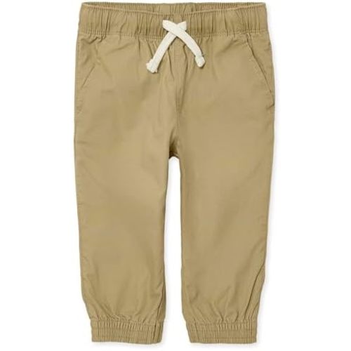 The Children's Place Baby Boys' and Toddler Stretch Pull on Jogger Pants
