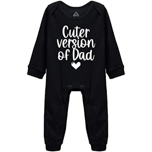 Cuter Version of Dad Boys and Girl Newborn Funny Bodysuits