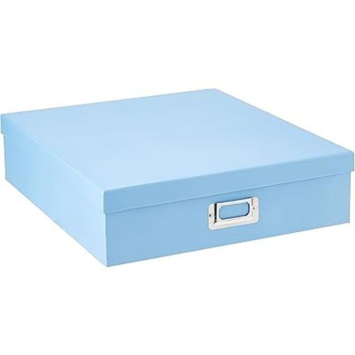 Pioneer Jumbo Scrapbook Storage Box, Sky Blue