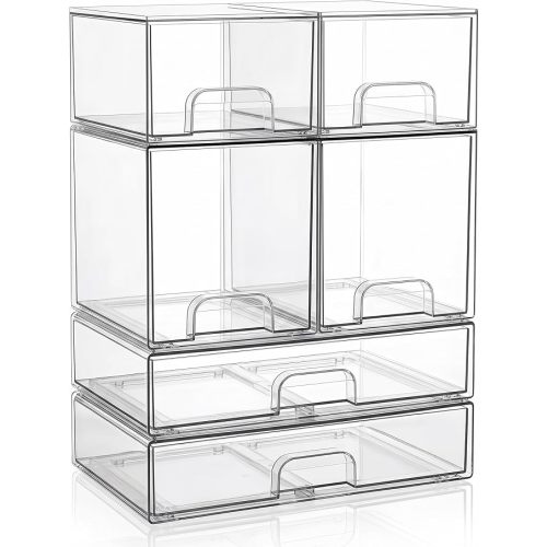 Bottle Storage Organizer Baby: Acrylic Stackable Storage Drawers