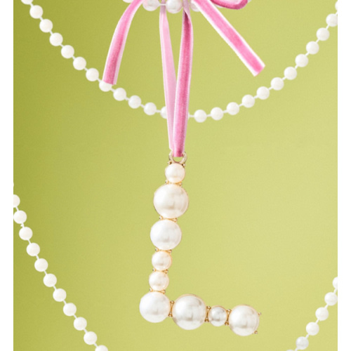 "L" Monogram Ornament