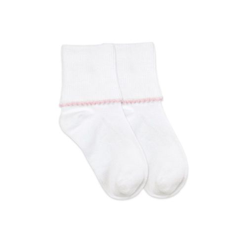 White and Pink Basic Turn Cuff 2111
