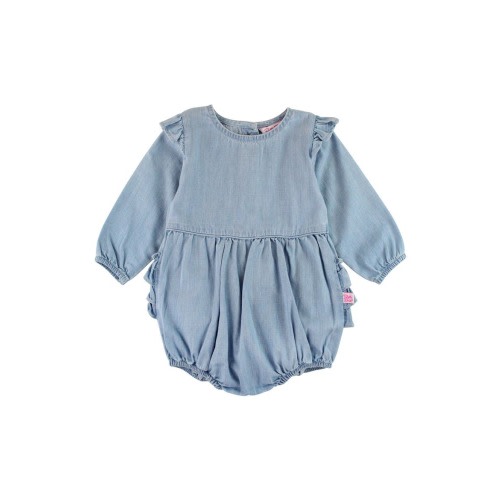 Long Sleeve Flutter Bubble Romper