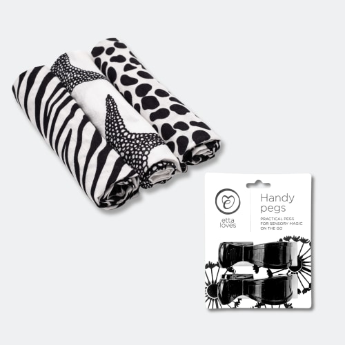 MUSLIN ESSENTIALS SET - birth to 4 months