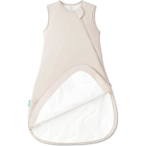 PurComfy Supersoft Sleep Sack 1.0 TOG, Premium Bamboo Viscose Baby Sleeping Bag 2-Way Zipper Sleep Sack Baby Wearable Blanket