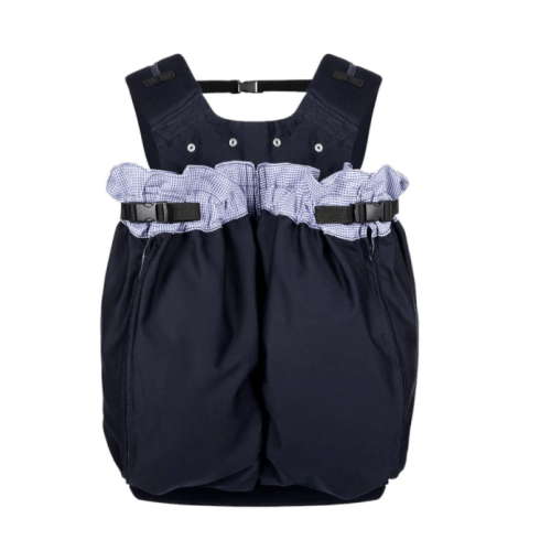 The Weego TWIN Baby Carrier - Blue Pepita