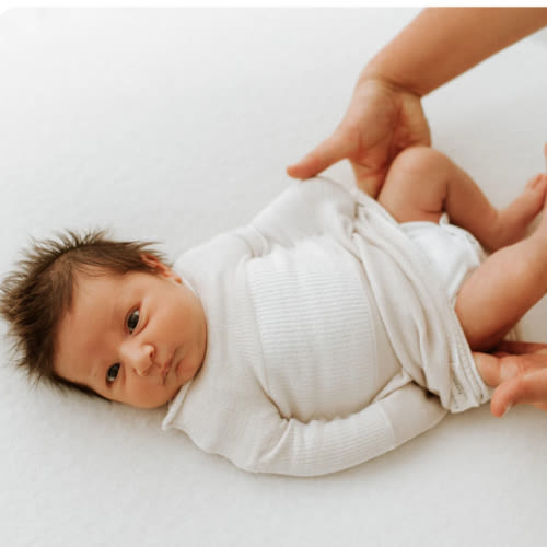 Bamboo Blend Beige Swaddle Sleep Sack – Swaddelini