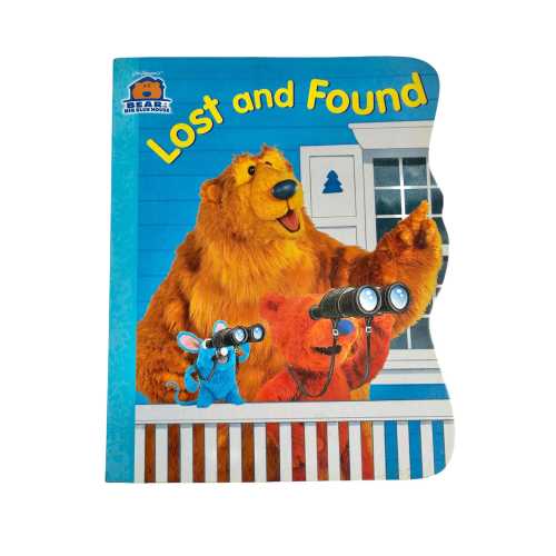 Vintage 2000 Bear In The Big Blue House Lost And Found Board Book First Edition