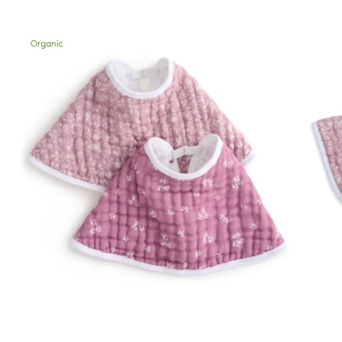 aden + anais Organic Cotton Muslin Oversized Burpy Bib in Heritage Floral