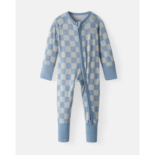Dusk Blue Checks Zippy