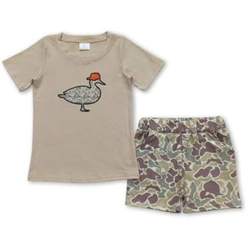 Two Pieces Baby Boy Shorts Outfit