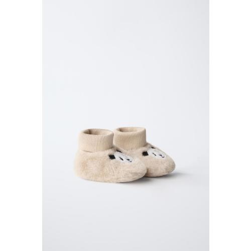 PANDA HOME SLIPPERS - Off White | ZARA United States
