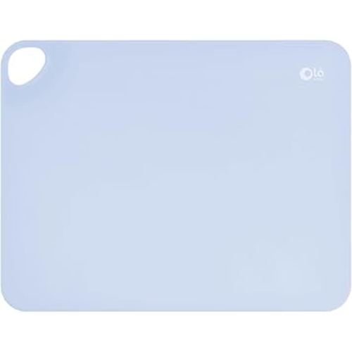 Olababy Fold N Go Silicone Placemat w Travel Case | Dishwasher Safe, BPA Free, Non-Slip, Waterproof | Mini Dining Mat for Infants, Babies, Toddlers and Kids (1, Blueberry)