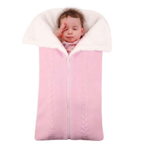 Fesfesfes Infant Baby Jumpsuit Cotton Swaddle Sleeping Bag Cute Soft Stroller Knitting Wrap Plus Size $10