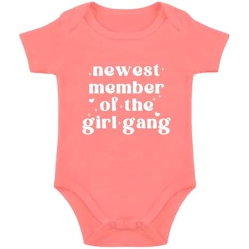 Member of The Girl Gang Baby Bodysuit New to the Crew Baby Girl Clothes