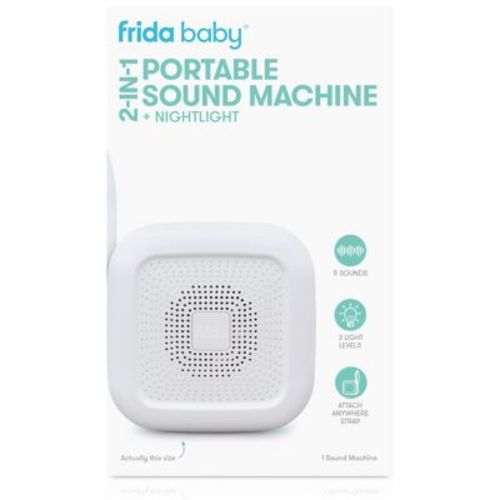 Fridababy 2-in-1 Portable Sound Machine & Nightlight - WHITE - NO SIZE