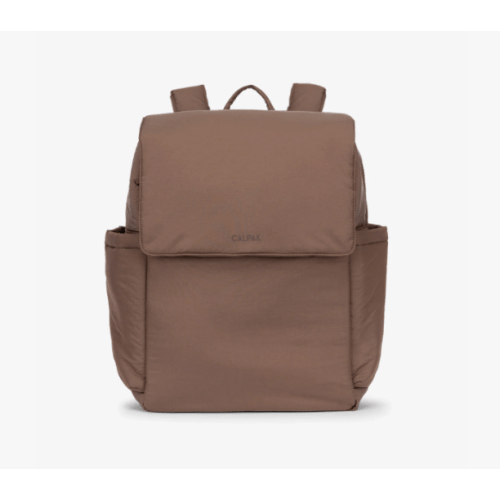 Diaper Backpack with Laptop Sleeve - HAZELNUT