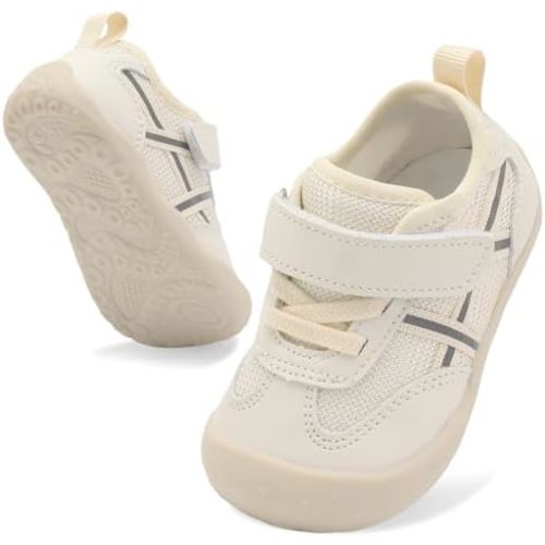 Scurtain Baby Shoes Boy Girl First Walking Shoe Infant Crib Breathable Sneakers Lightweight Barefoot Shoes for Babies