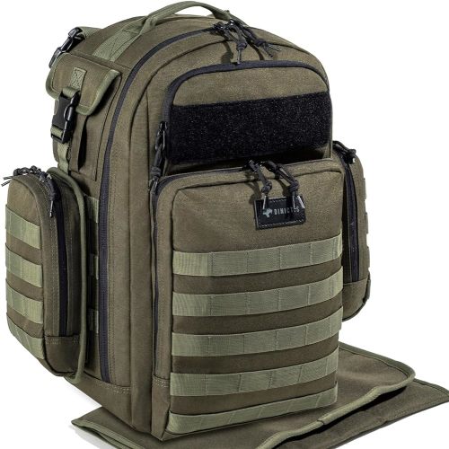 Dinictis Dad Diaper Bag, Mens Diaper Bag Backpack with Diaper Changing Mat,Multifunctional Diaper Changing Backpacks