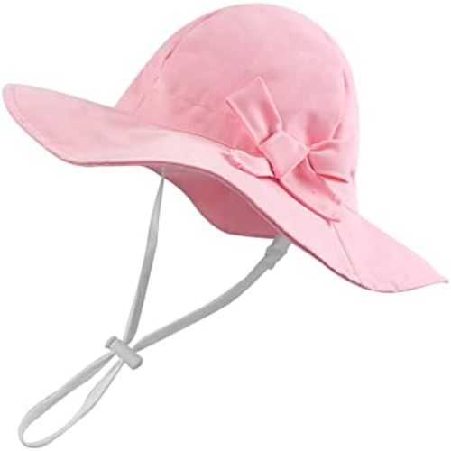 BAVST Baby Sun Hat Girls Floppy Bucket Hat Summer Toddler Outdoor Cap for Swim Beach