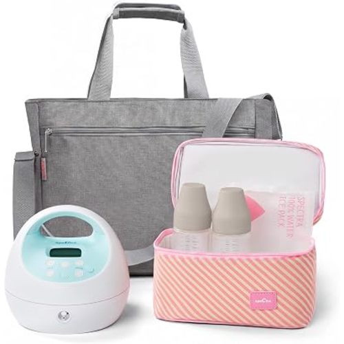 Spectra Baby S1 Plus Electric Breast Milk Pump with Tote, Bottles & Cooler