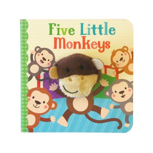 Five Little Monkeys Puppet Book - by Sarah Ward (Board Book)
